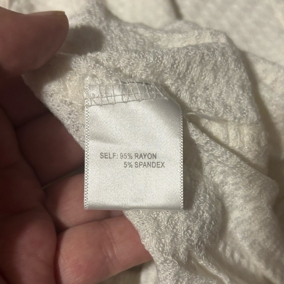 🛍Bundle sale🛍Jane and Delancey white henley Long Sleeve Top small - Picture 9 of 10